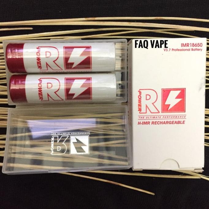 SALE BATTERY R POWER 30A AUTHENTIC - BATERAI VAPE IMR 18650 2600 MAH Termurah