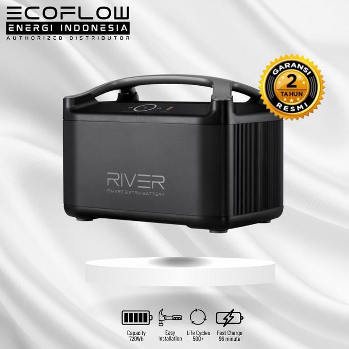 Ecoflow River Pro Extra Battery Portable Power Station Genset Listrik Genset