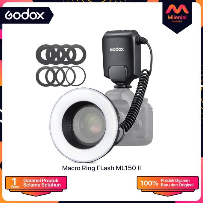 BARU  Macro Ring Flash Godox ML150II ML150 II ML 150II