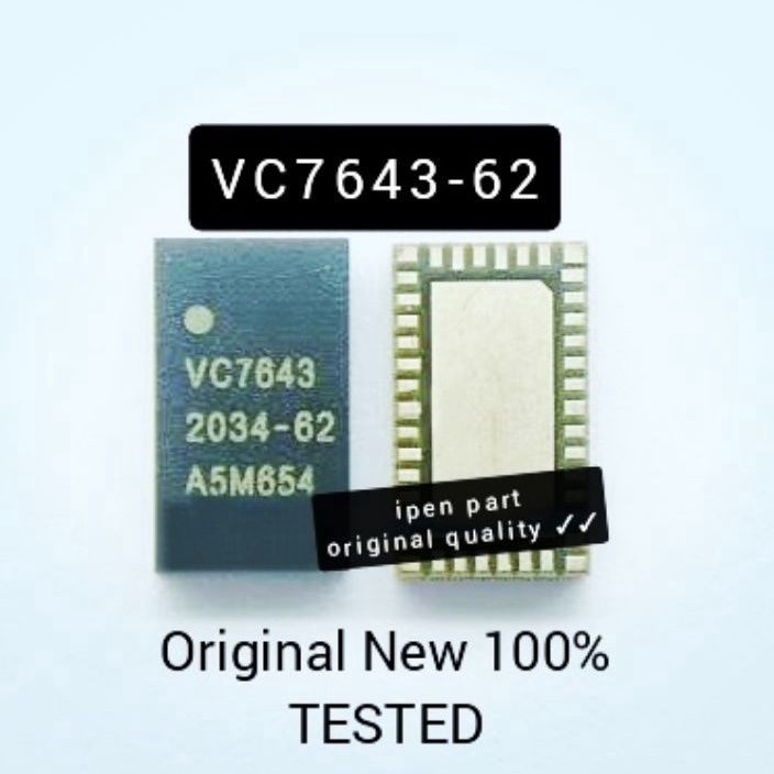 [12☑/O✯> IC PA VC7643 Original New Tested Rf VC 7643 62 Redmi Note 9- trendiing❤