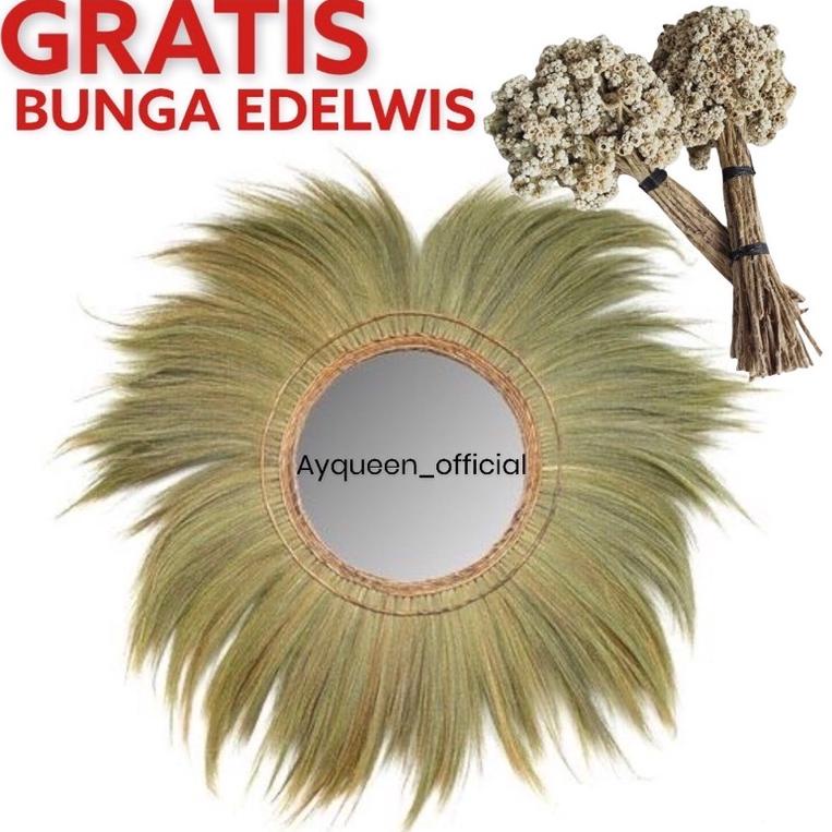 [TERMURAH - EXPORT] 50 cm WALL DECOR  RAYUNG BULAT| RAYUNG FRAME NO MIRROR