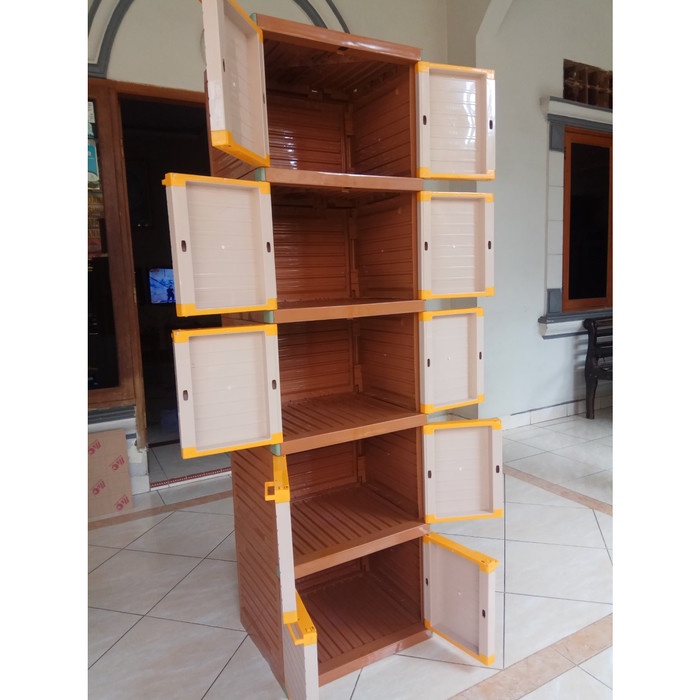 Terlaris Lemari Plastik Mini Club 5 Susun (Wsp5)