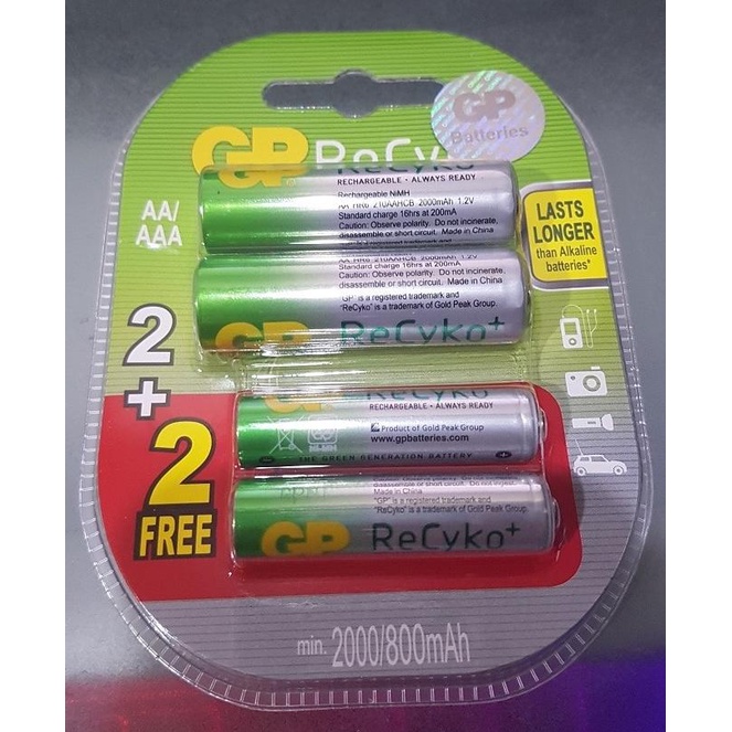 SALE GP 2000mah AA + 800 mah AAA, GP baterai, GP Battery Termurah