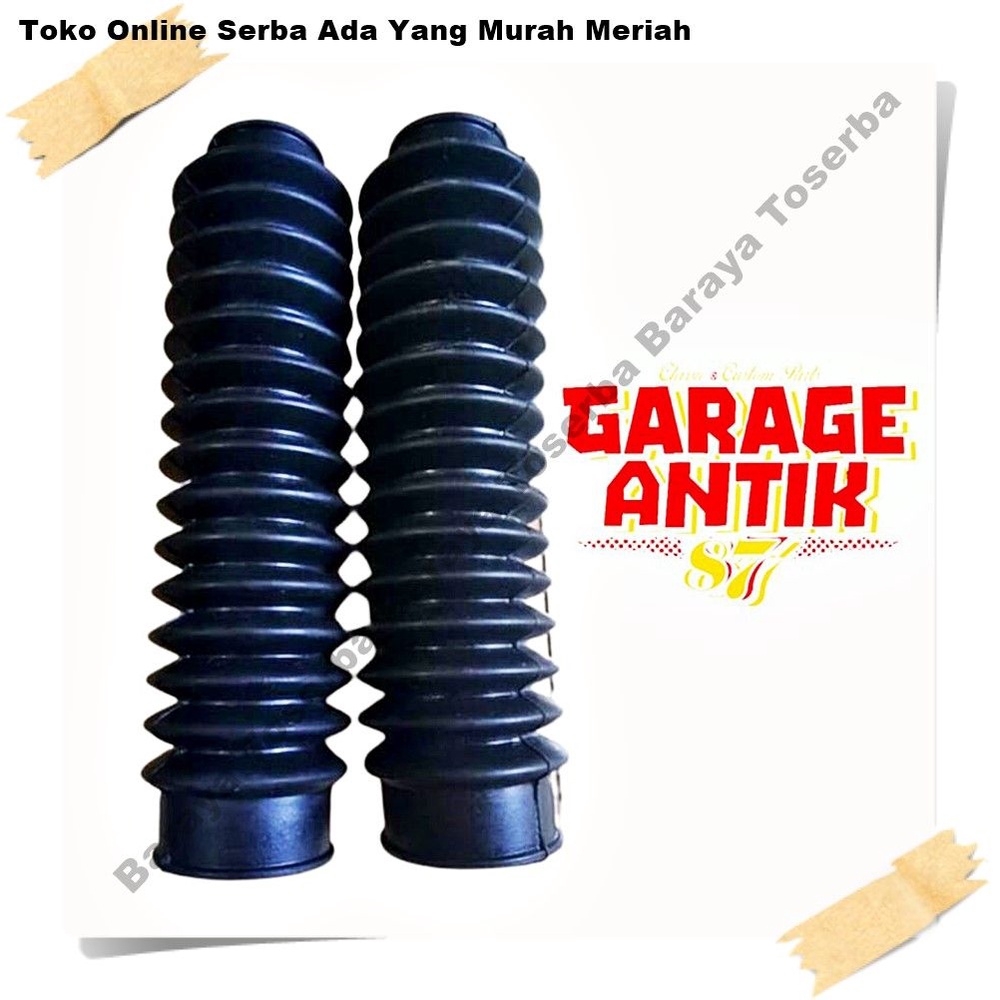 Karet Pelindung Shock Sok Depan Trail KLX- BYSON-KTM-CRF- CKD PASS Jadul Vintage