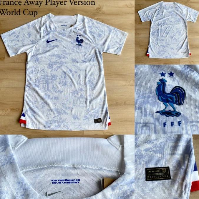 Barang Terlaris Jersey Bola Prancis Away Player Issue Pi World Cup Josephinebarbarashop