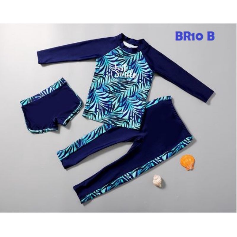 BR10 BAJU RENANG 3IN1/BAJU RENANG ANAK KOREA/BAJU RENANG IMPORT