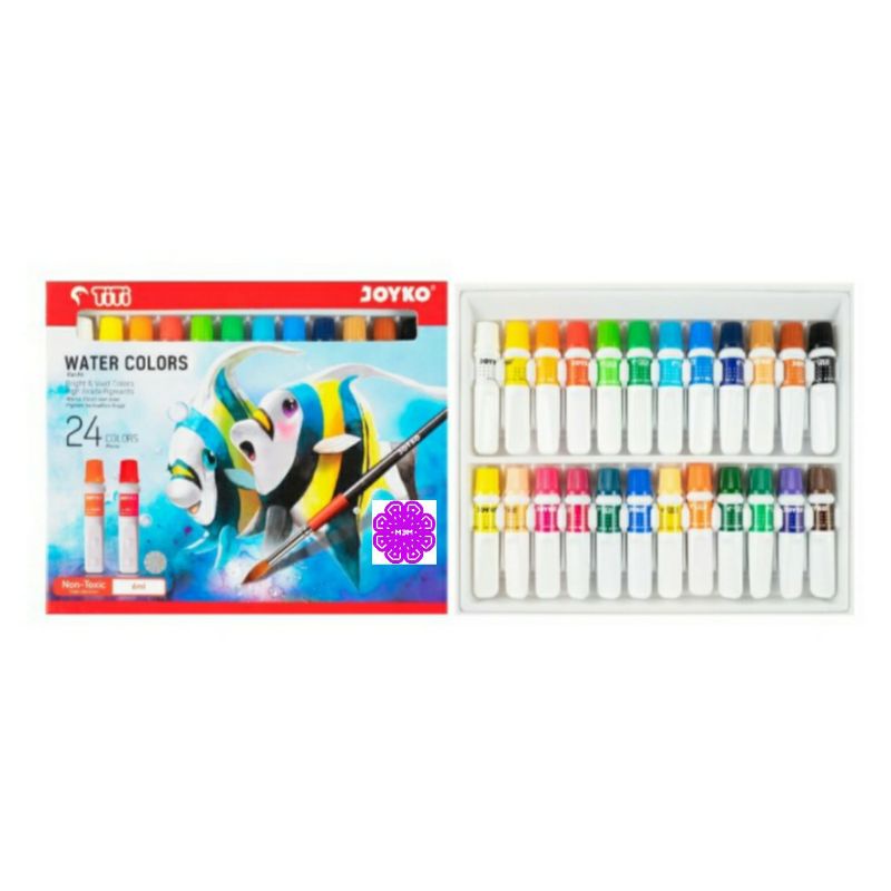 

Cat Air Joyko 24 Warna Water Color Non Toxic