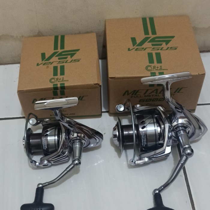 Terlaris Reel Versus Metallic 3000 6000 Full Metal Body Powe Handle