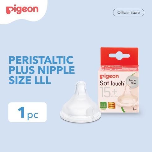 Bestseller Peristaltic Soft Wide Neck Nipple 1 Box Lll Pigeon / Dot Pigeon