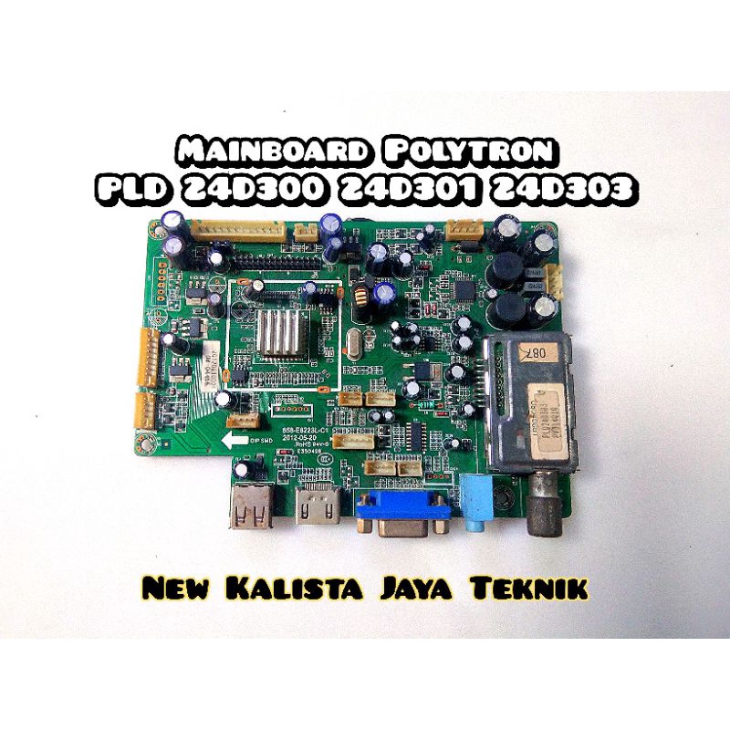MAINBOARD TV POLYTRON 24D301 24D300 ORIGINAL 658-E8223L MB PLD 24D300 24D301 MOTHERBOARD TV 24D301 M