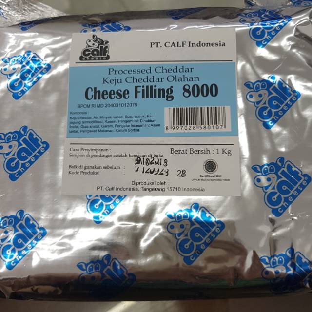 

Cheese Filling Calf 8000 1Kg