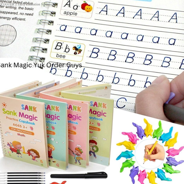

XMMY8797 Sank Magic Practice 1 Set Isi 4 Buku + Pulpen/Set Buku Ajaib
