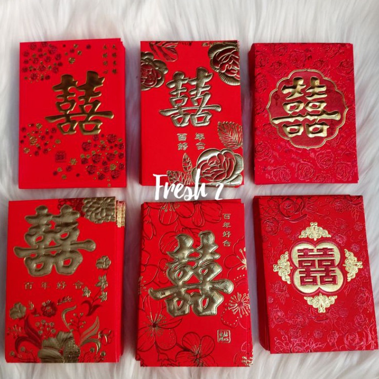 

Lagi Promo amplop wedding isi 18 LEMBAR/ angpao sangjit/angpao shuang xi