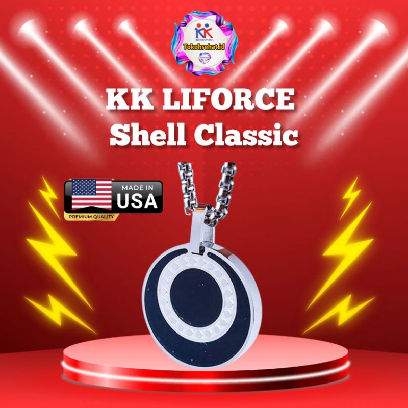 KK LIFORCE Shell Classic Kalung Kesehatan Anti Radiasi KK Liforce Original Promo KK Indonesia