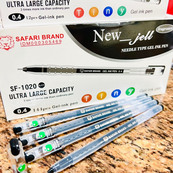 

Hot Item [1 PACK] PROMO PULPEN GEL SAFARI ZUIXUA NEW JELL ISI 12pcs-PULPEN GEL NEW JELL 0.4mm