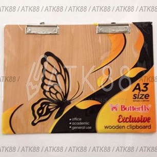 

Belanja sekarang Papan Dada / Clipboard Kayu A3 Butterfly