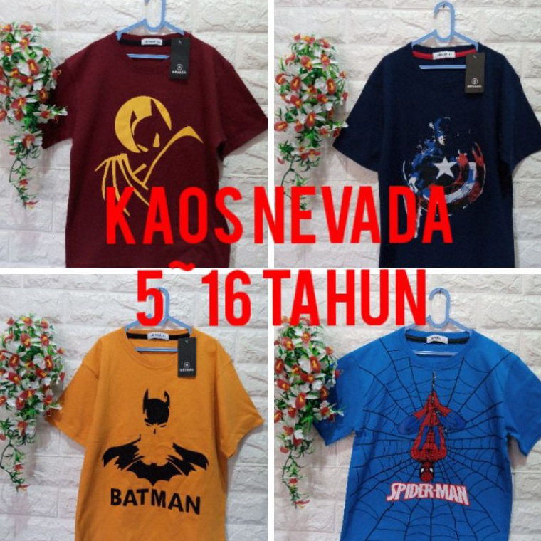 BEST SELLER kaos nevada junior nevada anak