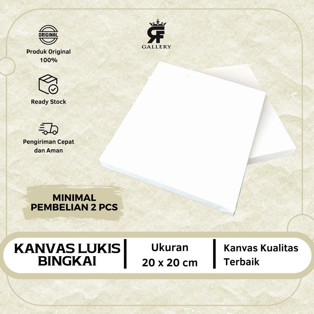 

Kanvas Lukis 20 x 20cm Bingkai Alat Melukis Untuk Anak Kanvas Putih Polos Media Melukis Cat Air Akrilik Kanvas Putih Dilengkapi Dengan Bingkai