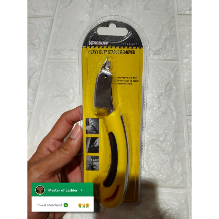 

Terlaris Krisbow Alat Pencabut Staples Heavy Duty / Stapler Remover
