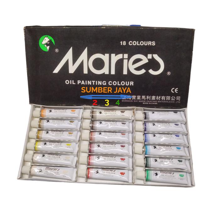 

,,,,,,,] CAT AIR MARIES WATER COLOR SET 12ml 18 WARNA