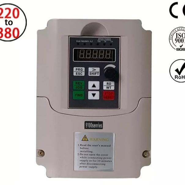 Vfd Inverter 7.5Kw 10Hp, Input 220V 1 Phase Dan Output 380V 3 Phase Original