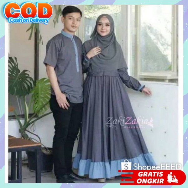 Baju Gamis Dan Kemeja Cople Gamia Syari Kapelan Murah Pakaian Copel Muslim Adem Gsmis Kopel Koko Bsj