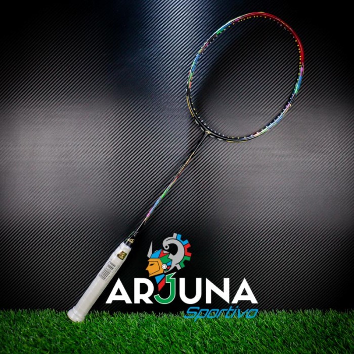 HUNDRED BADMINTON FRAME FLUTTER 7 ATTACK RAKET BULU TANGKIS ORI