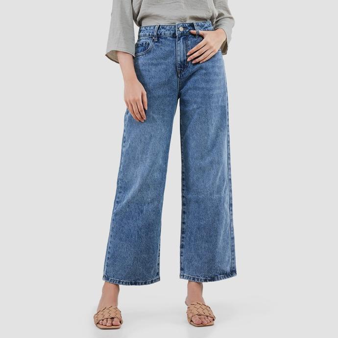 Mississippi Celana Denim Panjang Wanita I31000053M Biru