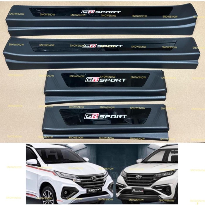 Ready Sillplate Samping Rush Terios Gr Sport 2018 2022 Activo Sporty Lampu Aksesoris Mobil