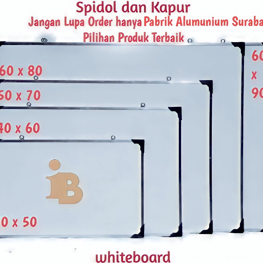 

[P56-✓) Papan Tulis / White Board Murah Berkualitas / Papan Tulis Spidol Dan Kapur / White Board High Cuality♥.