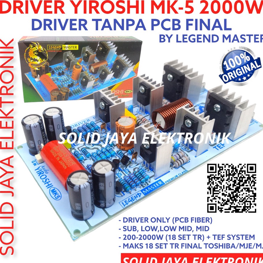 LANGSUNG ATC KIT DRIVER POWER YIROSHI MK5 MK-5 MK 5 SUPER DRIVER AMPLI AMPLIFIER SOUND SYSTEM LAPANG
