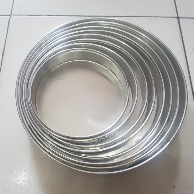 ```````] Loyang Kue lapis surabaya bulat / Loyang bolu gulung uk20cm Tinggi 4cm