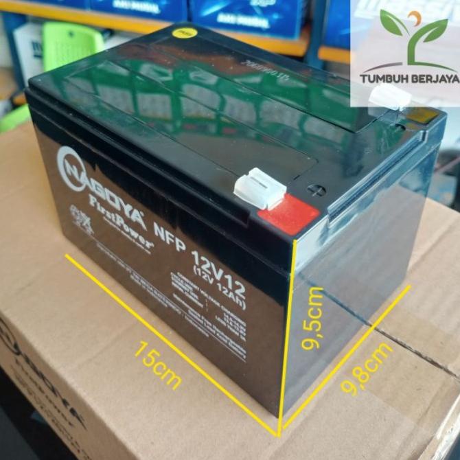 ------] ORIGINAL NAGOYA BATTERY / AKI UPS SOLAR PANEL 12V12AH