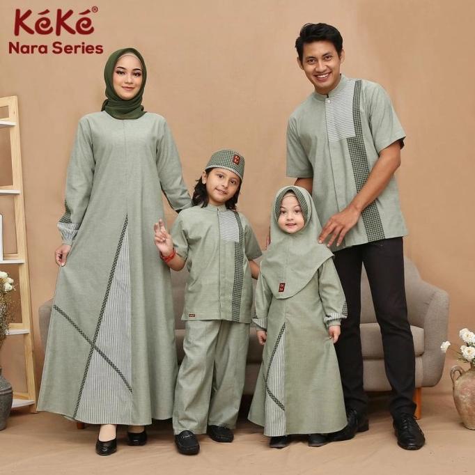 SARIMBIT KELUARGA KEKE NARA SERIES - SAGA GREEN