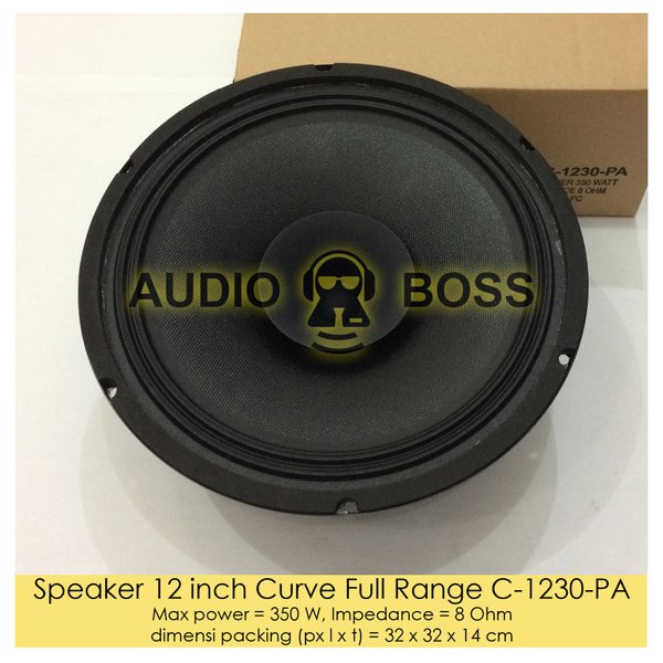 SALE Speaker 12 inch Curve Full Range C-1230-PA - Speaker Curve Full Range C 1230 PA 12 inch -