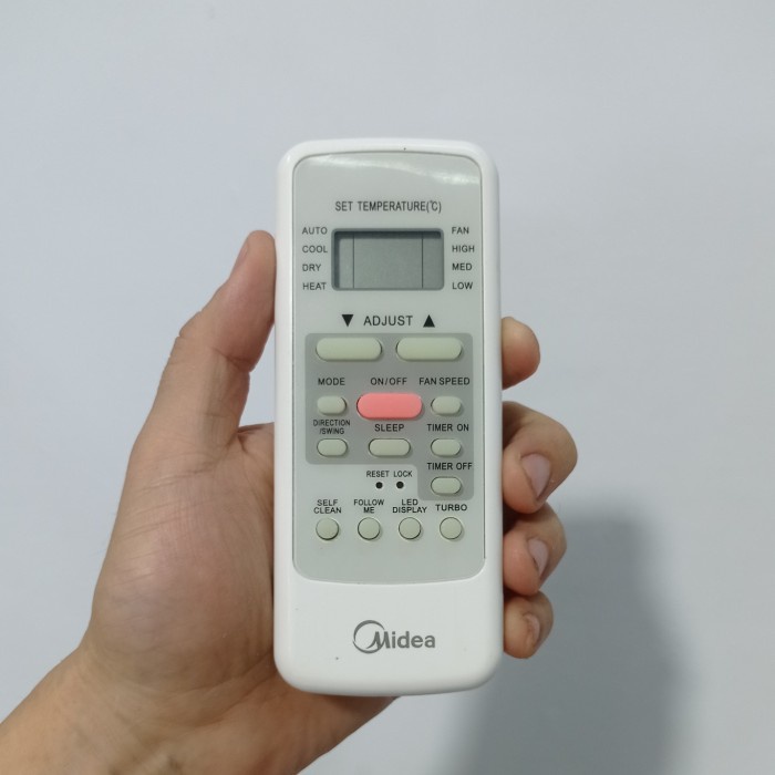 Remote Remot AC Original Midea R51I19/BGE