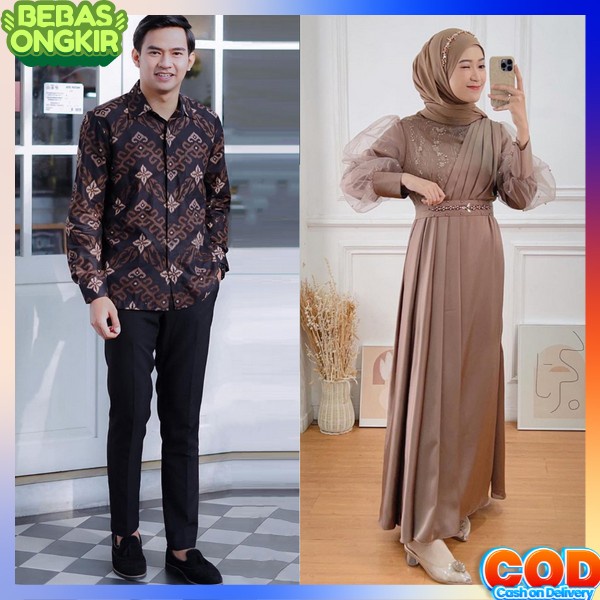 Cauple Lebaran Muslim Dewasa Kopel Gsmis Simpel Mewah Bju Pasangan Cwo Cwe Bj Pasangan Koko Baju Kap