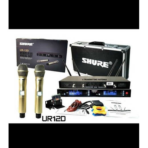 Mic wireless SHURE UR 12D ( Handheld )