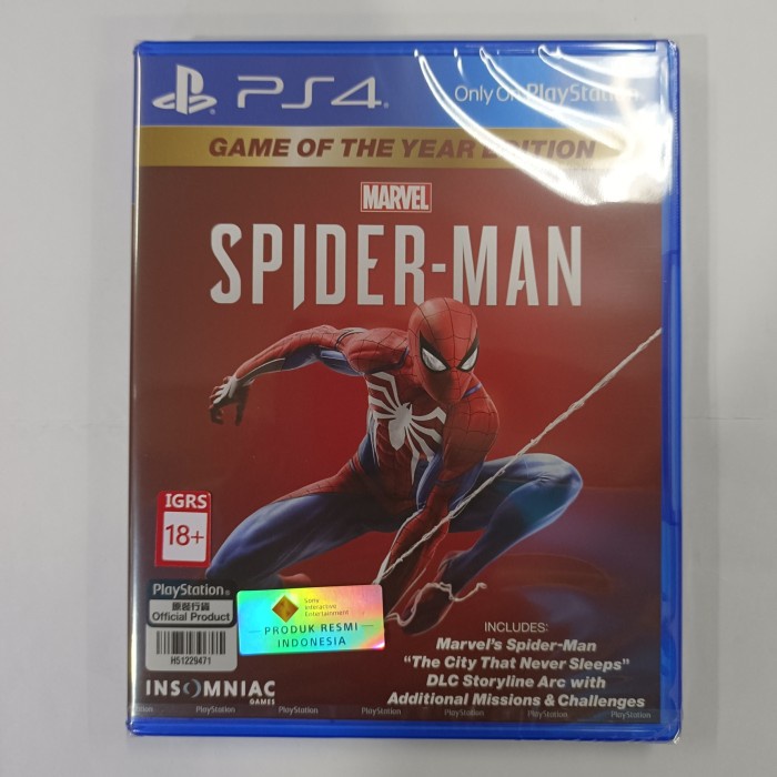 Kaset/Bd Ps4 Marvel Spiderman