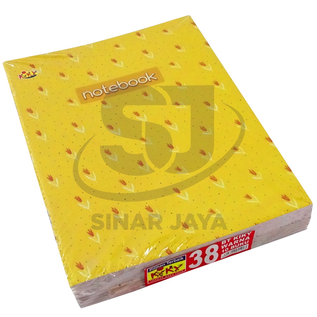 

buku tulis BT 38 isi 10 kiky