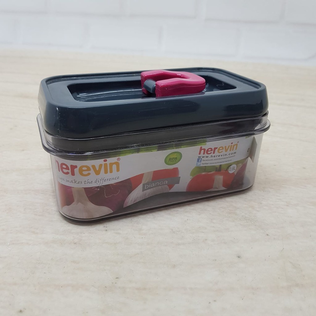 Toples Herevin Tutup Vacuum/ Storage Canister 600ml 161173 Herevin