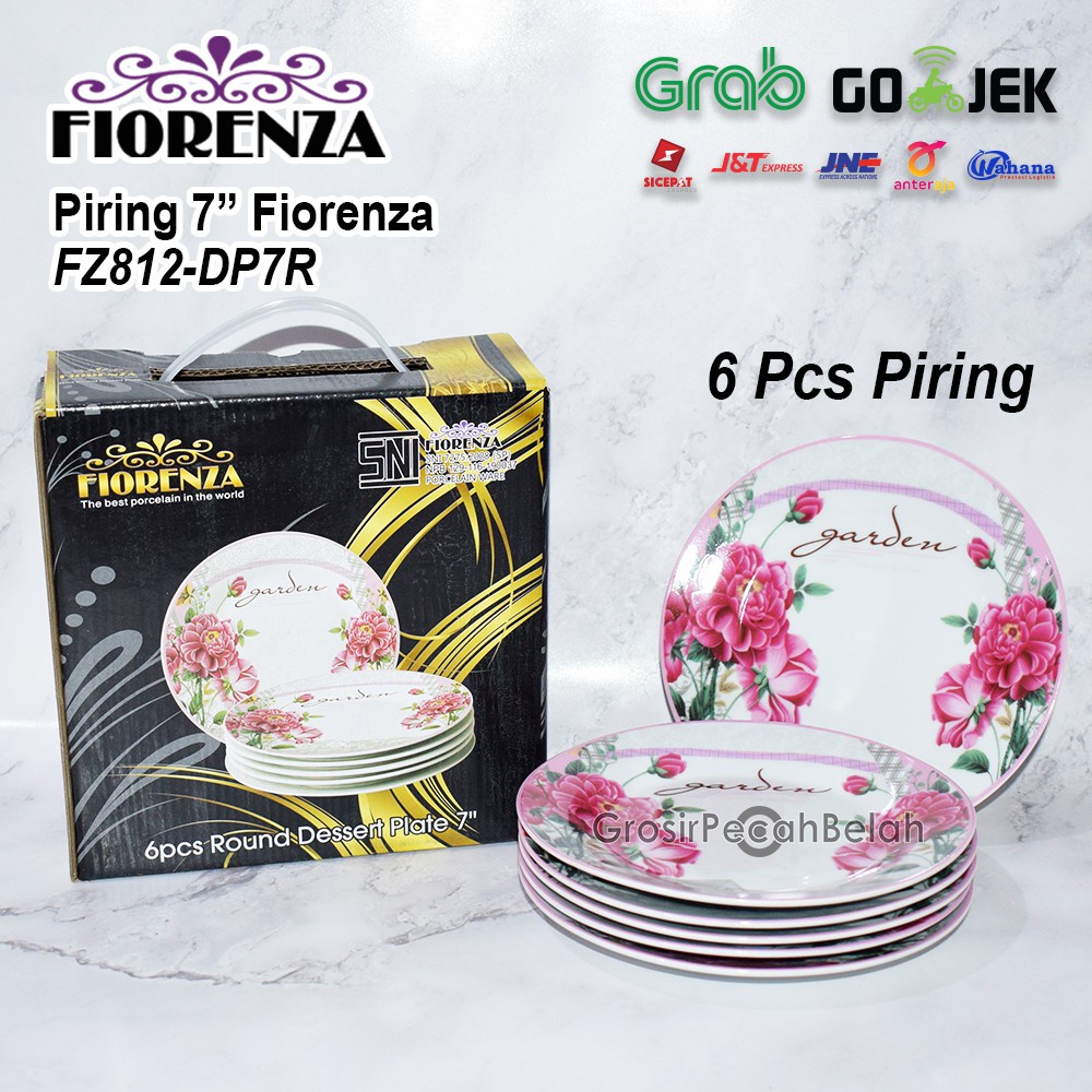 Piring Kue - Piring Saji - Piring Ni 7 Inch Fiorenza Fz812-Dp7R