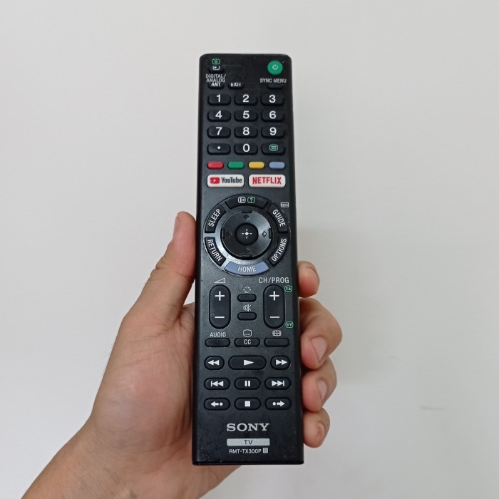 Remote Remot TV Original Sony YouTube Netflix RMT-TX300P