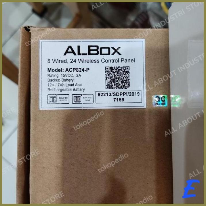 ACP824 ALBOX ALARM CONTROL PANEL 8 ZONE + KEYPAD ACP-824P ACP824P 824 | AA