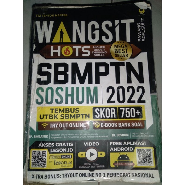 

Buku SBMPTN Wangsit tahun 2022 Lengkap