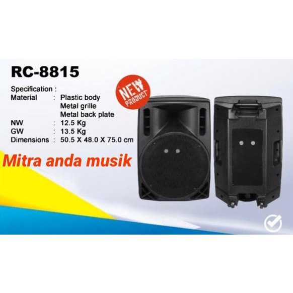 TERBARU Box speaker 15 inch profesional rc8815 kwalitas tebal