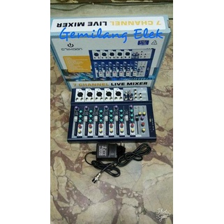 GARANSI Mixer Audio CRIMSON F7-USB 7 Channel