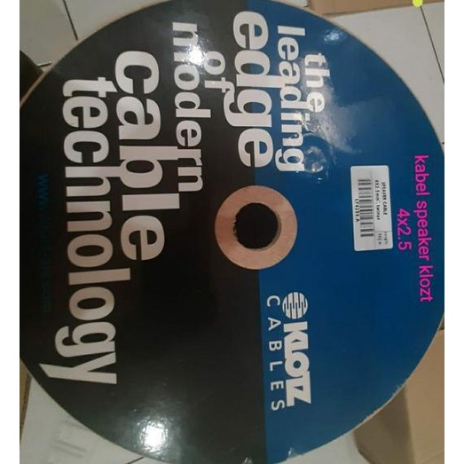 KABEL SPEAKER 4X2,5 KLOTZ 100M