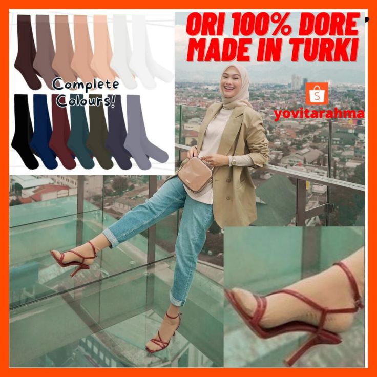 JXHP9961  ❤Harga Opening❤ Dore masaj corap kaos kaki made in Turki Turkey Turkish stocking ve opaque