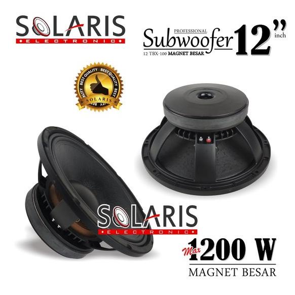SUBWOOFER 12 Inch 1200 Watt COIL 4 Inch CRIMSON 12 TBX-100